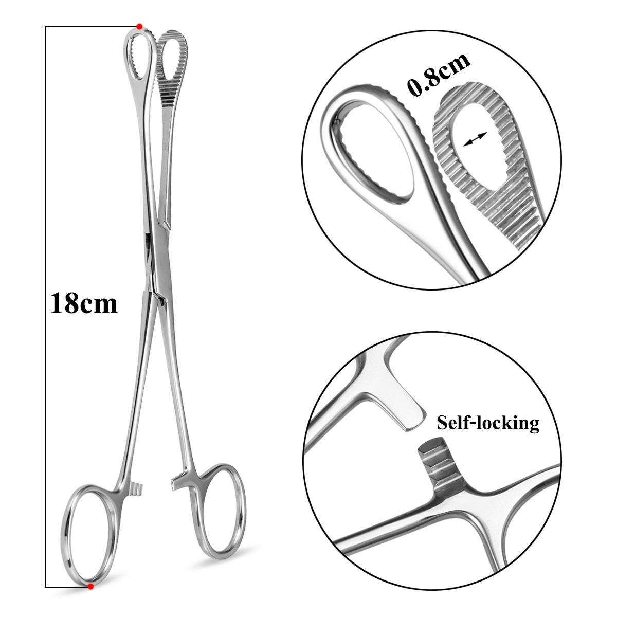 Audersigt Tattoo Body Piercing Plier Stainless Steel Tattoo navel piercing positioning Piercer Jaws Tools