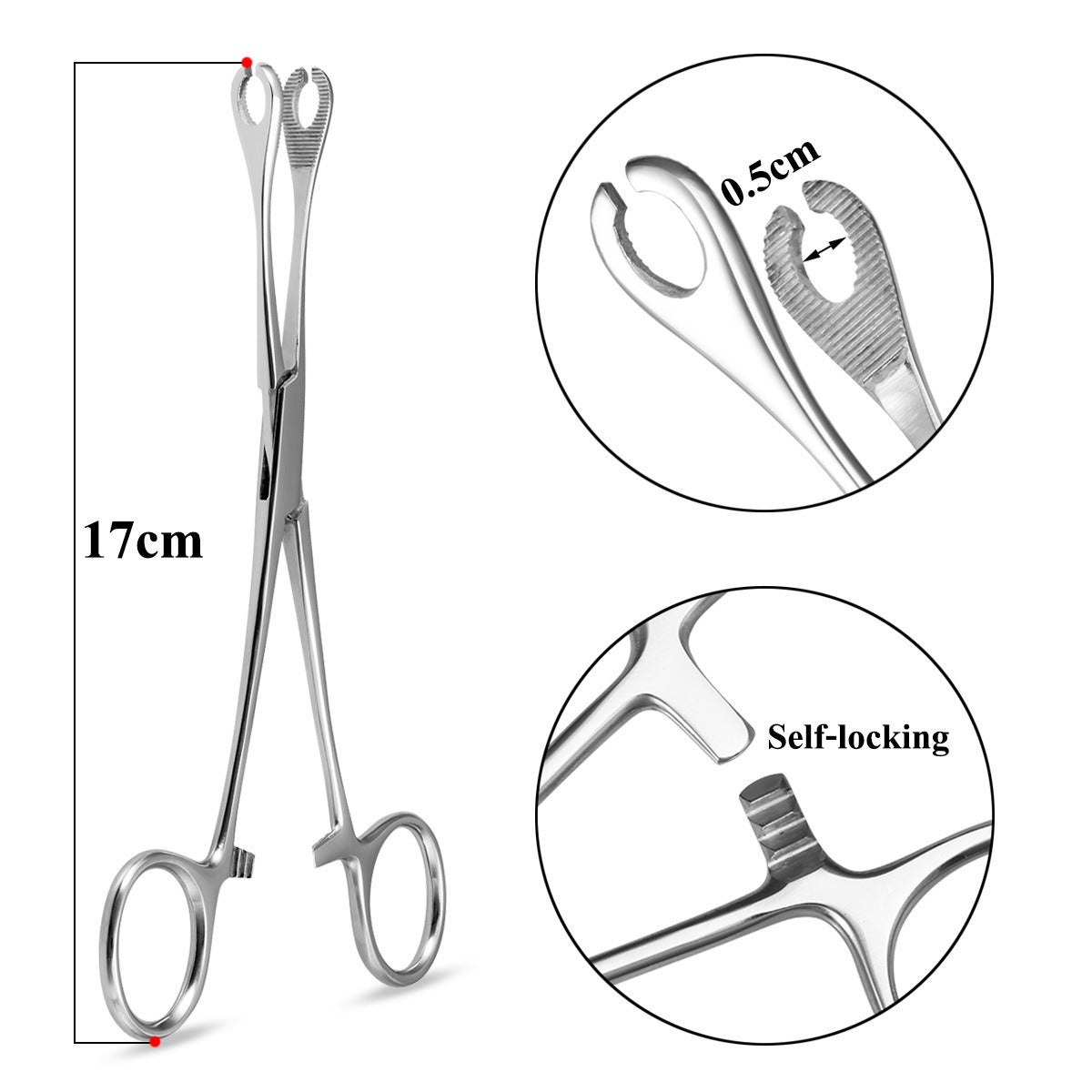 Audersigt Tattoo Body Piercing Plier Stainless Steel Tattoo navel piercing positioning Piercer Jaws Tools