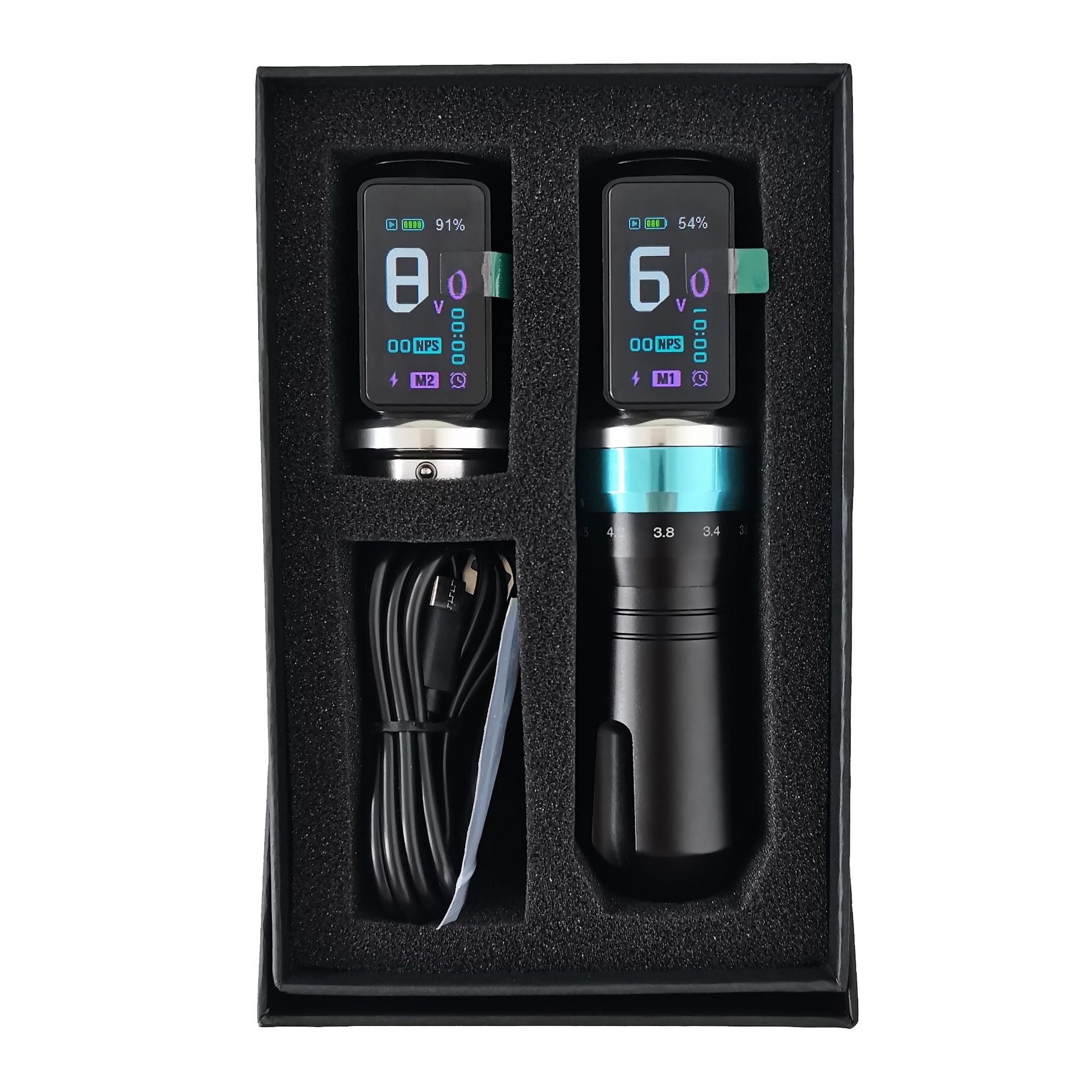 Audersigt Adjustable Stroke Wireless Tattoo Pen Machine for beginners