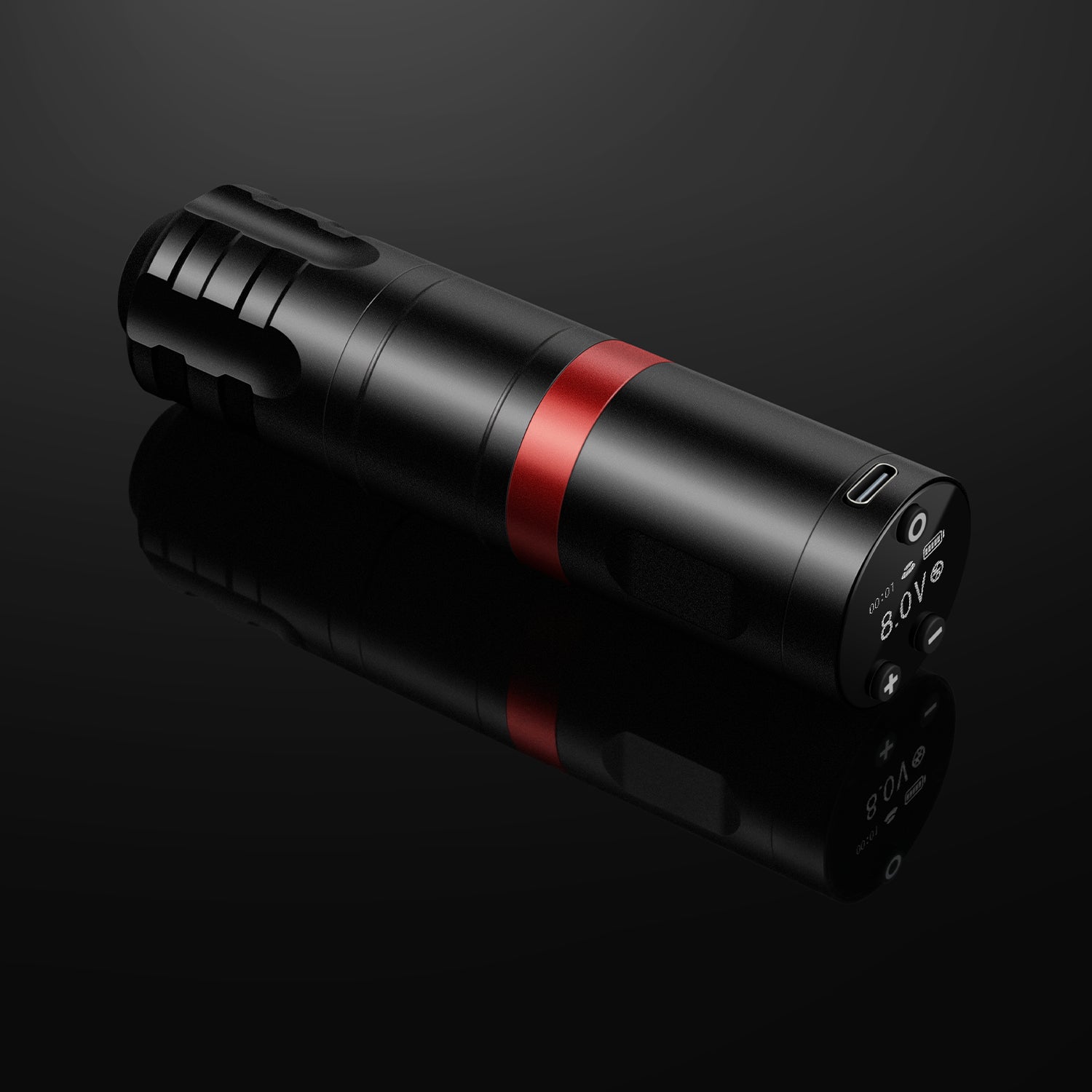 Audersigt Wireless Tattoo Machine Rotary Tattoo Cartridge Pen with 1500mAh Two Battery Power Supply