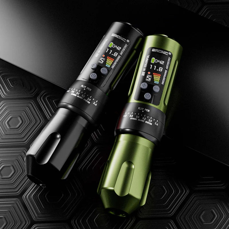 2024 BRONC X2 Adjustable Wireless Tattoo Pen Machine