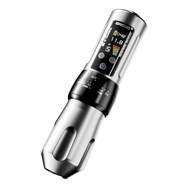 2024 BRONC X2 Adjustable Wireless Tattoo Pen Machine