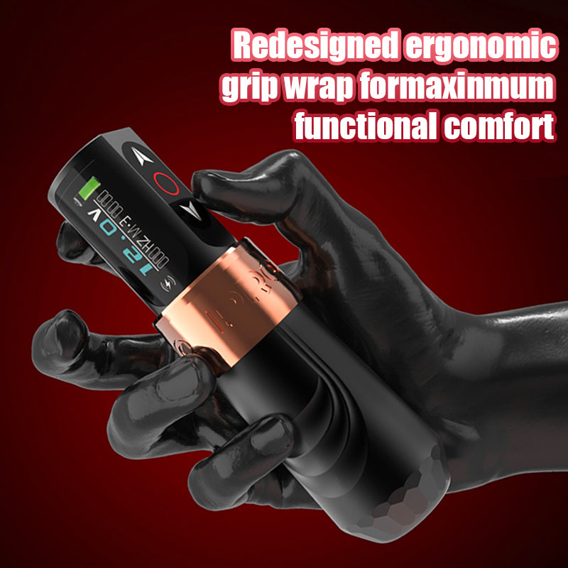 Audersigt MAX PRO Wireless Tattoo Pen Machine with Two 2000mAh Lithium Batteries Powerful Brushless Motor for Tattoo Artist Body