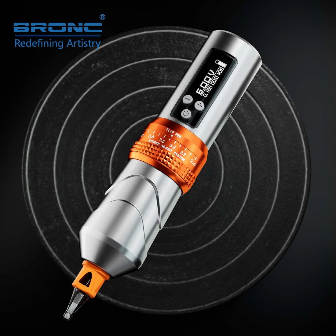 2024 BRONC X1 Adjustable Wireless Pen Tattoo Machine