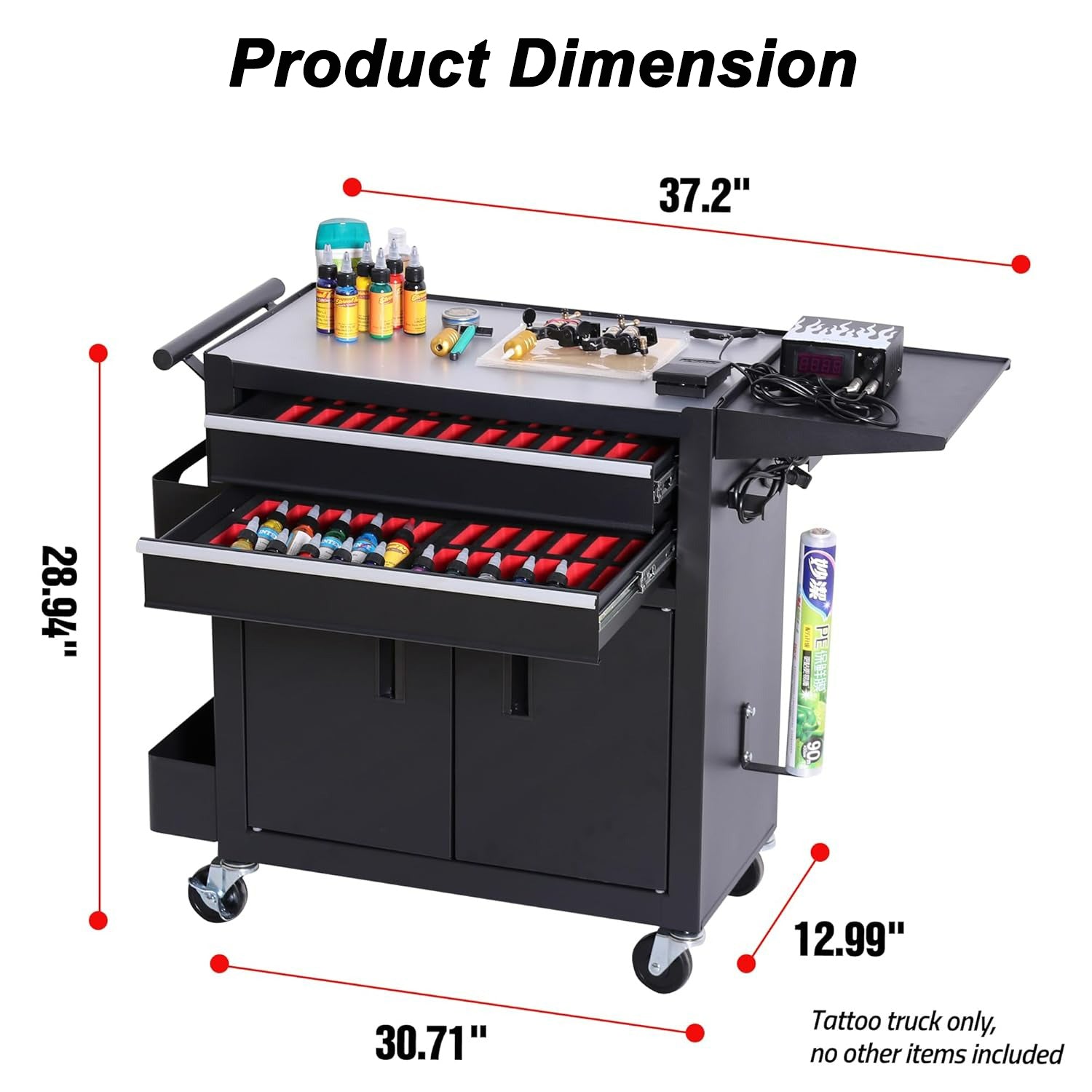 Audersigt Multifunctional And Convenient Tattoo Car Tattoo work Light Polarization Shadowless Light Remote Control The Light Brightness of Lamp 360 Degree Rotation