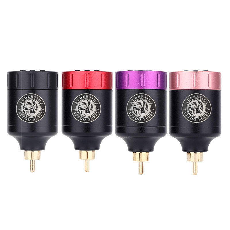 Audersigt 1350mAh Wireless Tattoo Power Supply Tattoo Pen Battery RCA Interface for Body Art Tattoo Machine