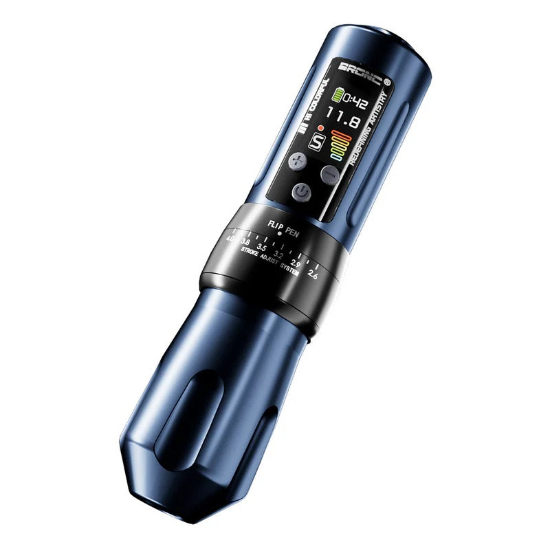 2024 BRONC X2 Adjustable Wireless Tattoo Pen Machine