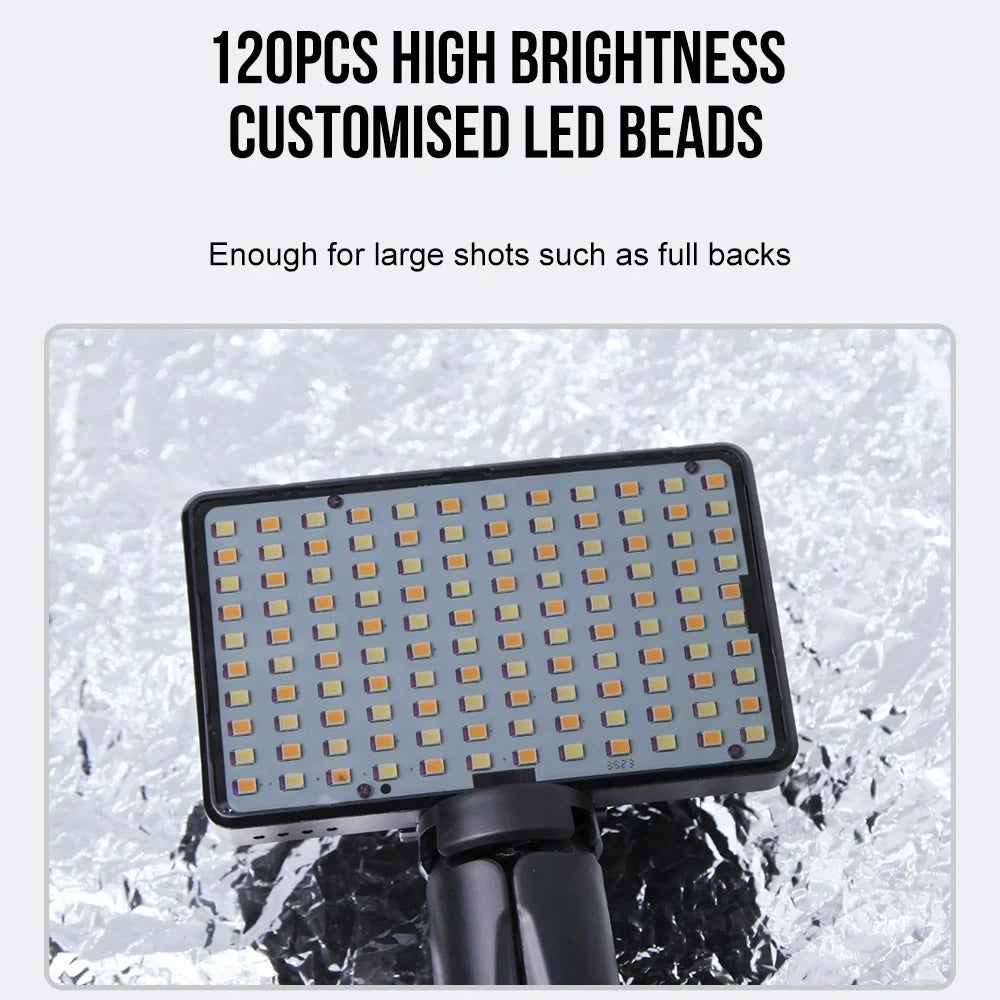 PROFESSIONAL TATTOO PHOTOGRAPHY ANTI-3.0 GLARE KIT 120 LED BEADS(12W)BRIGHTER AND LIGHTER