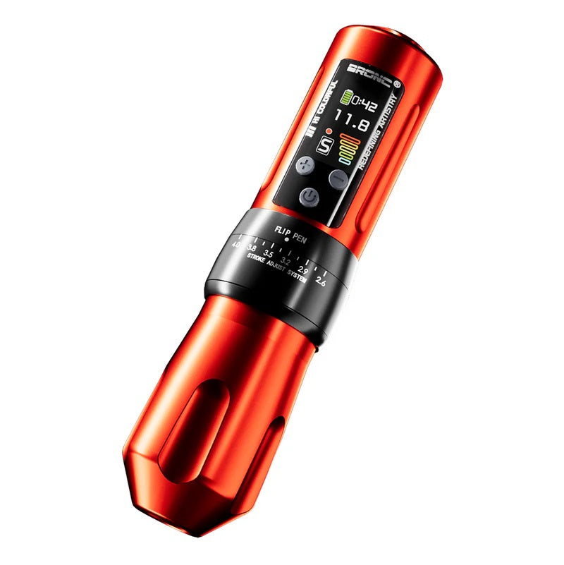 2024 BRONC X2 Adjustable Wireless Tattoo Pen Machine