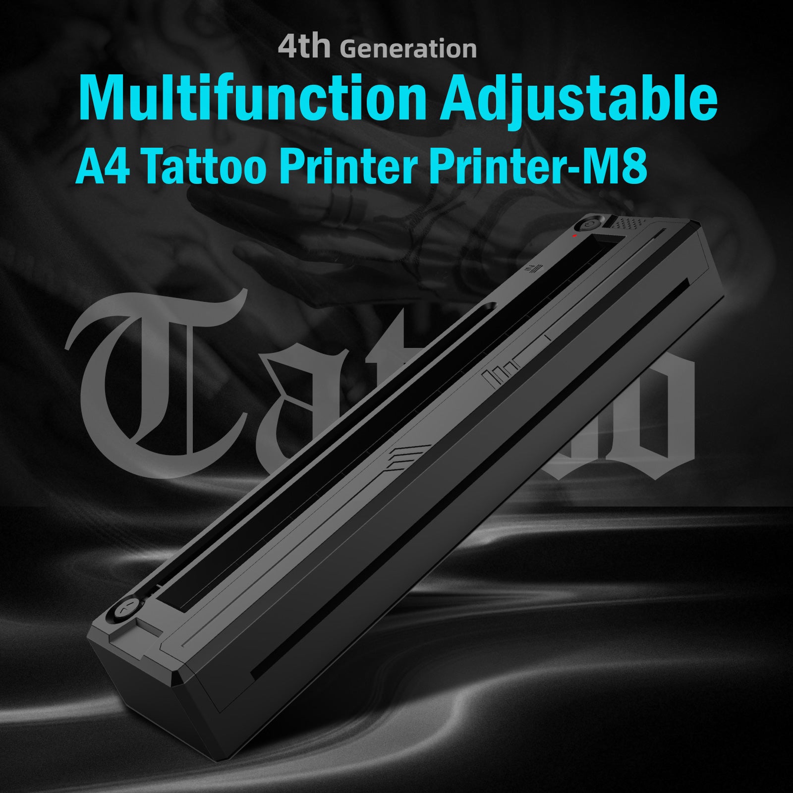 Audersigt M8 Mini Tattoo Printer Thermal Pattern Machine Printable Shaded Image Bluetooth Wireless Printer