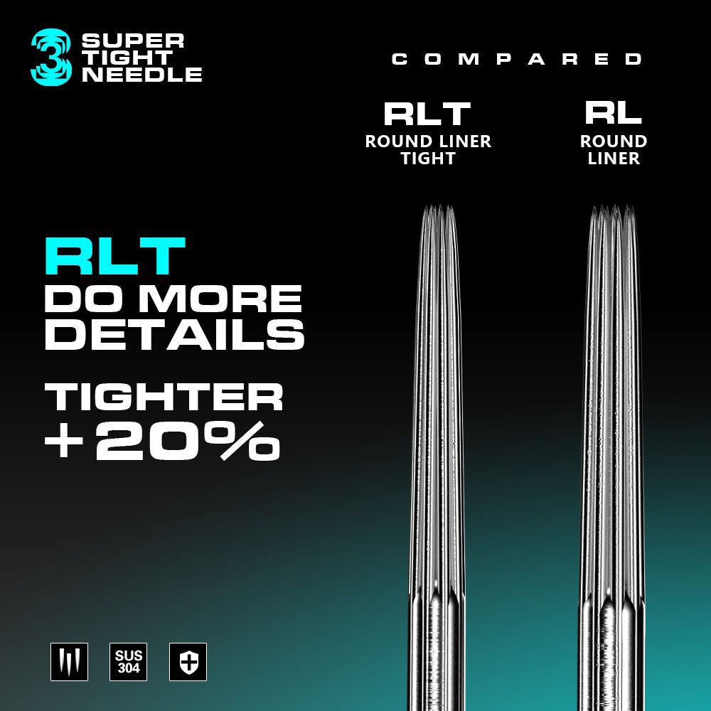 Quelle Tattoo Needles Cartridge Round Liner 20PCS