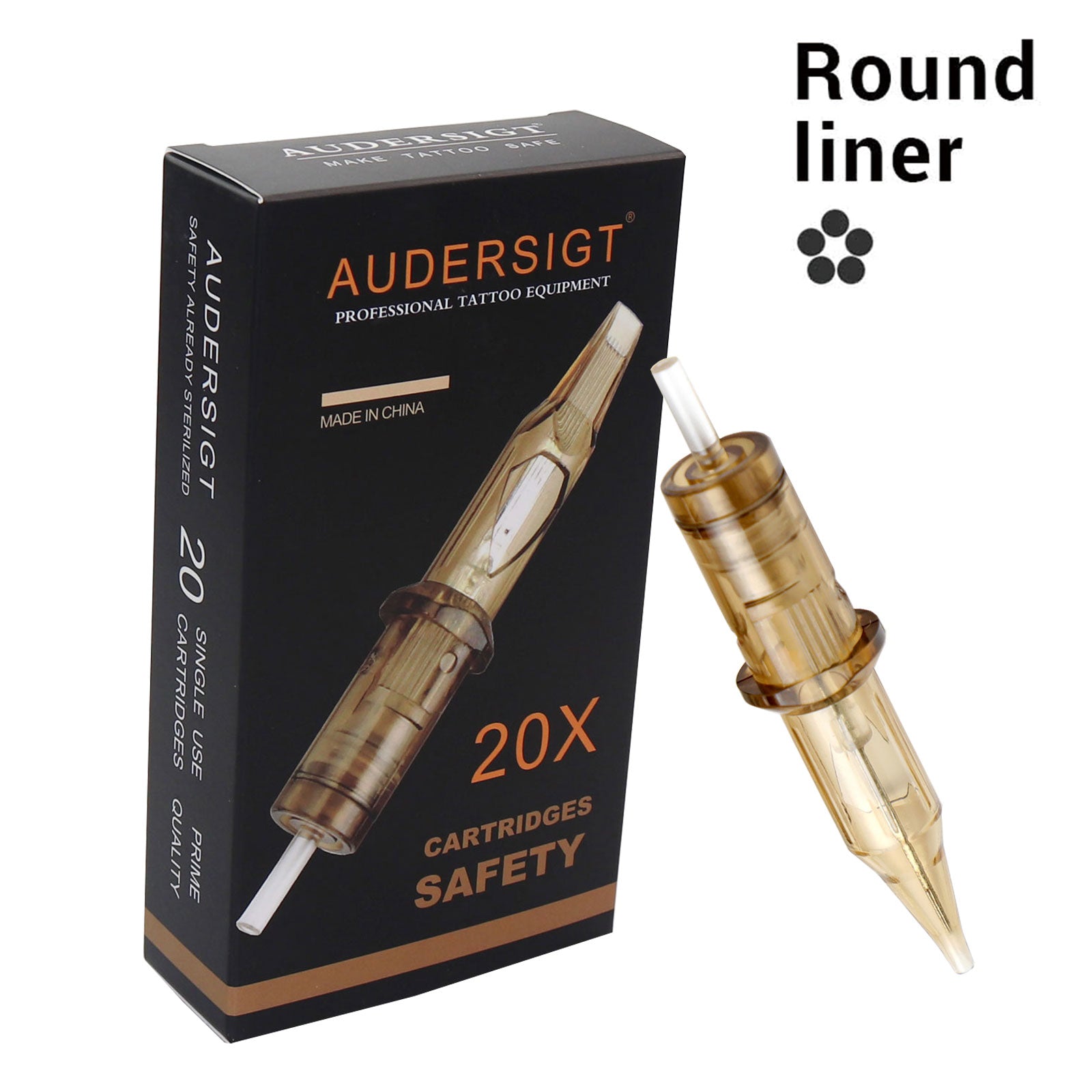 Audersigt® Tattoo Cartridges Needles Round Liner RL 20PCS