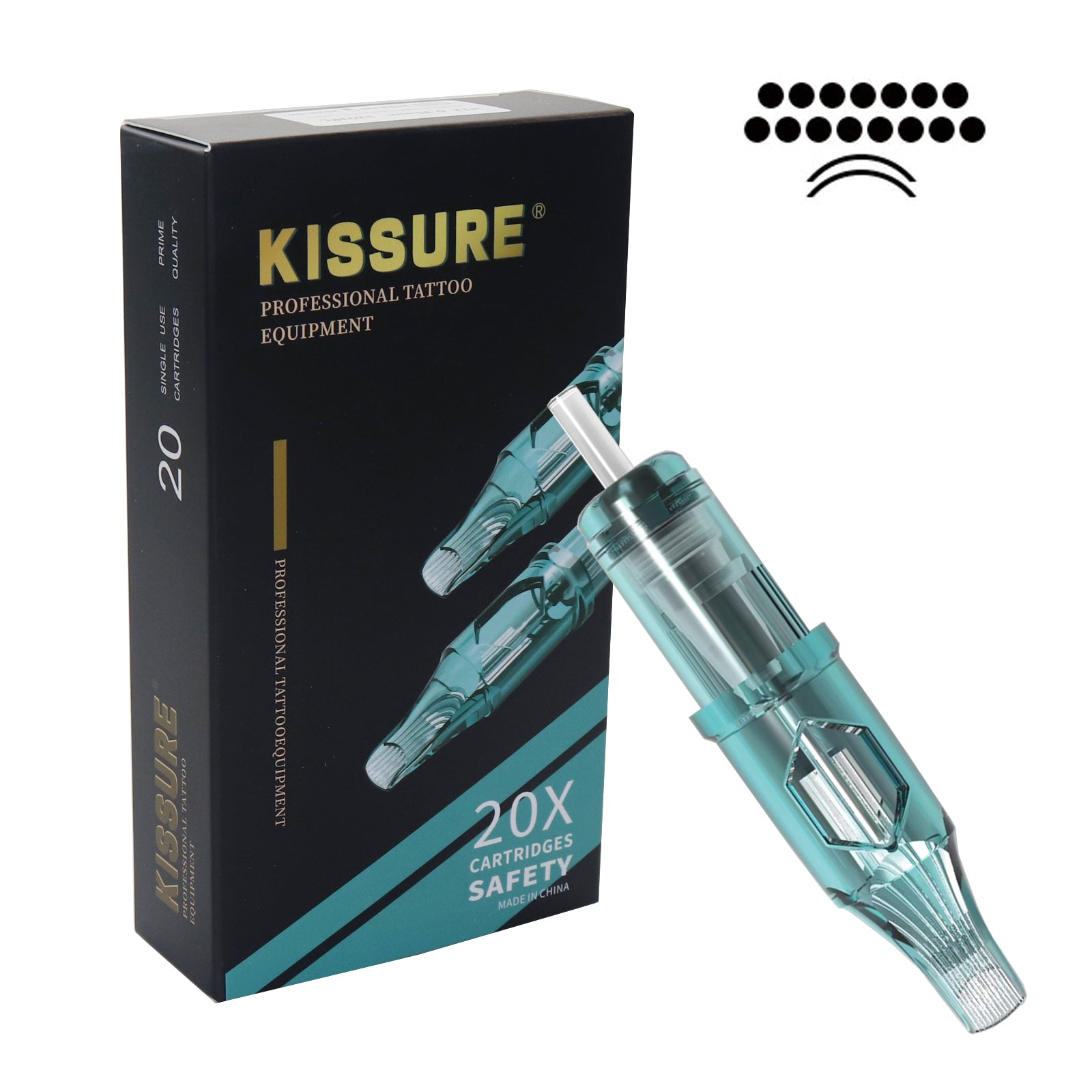 KISSURE® Tattoo Cartridge Needles Round Magnum RM 20PCS