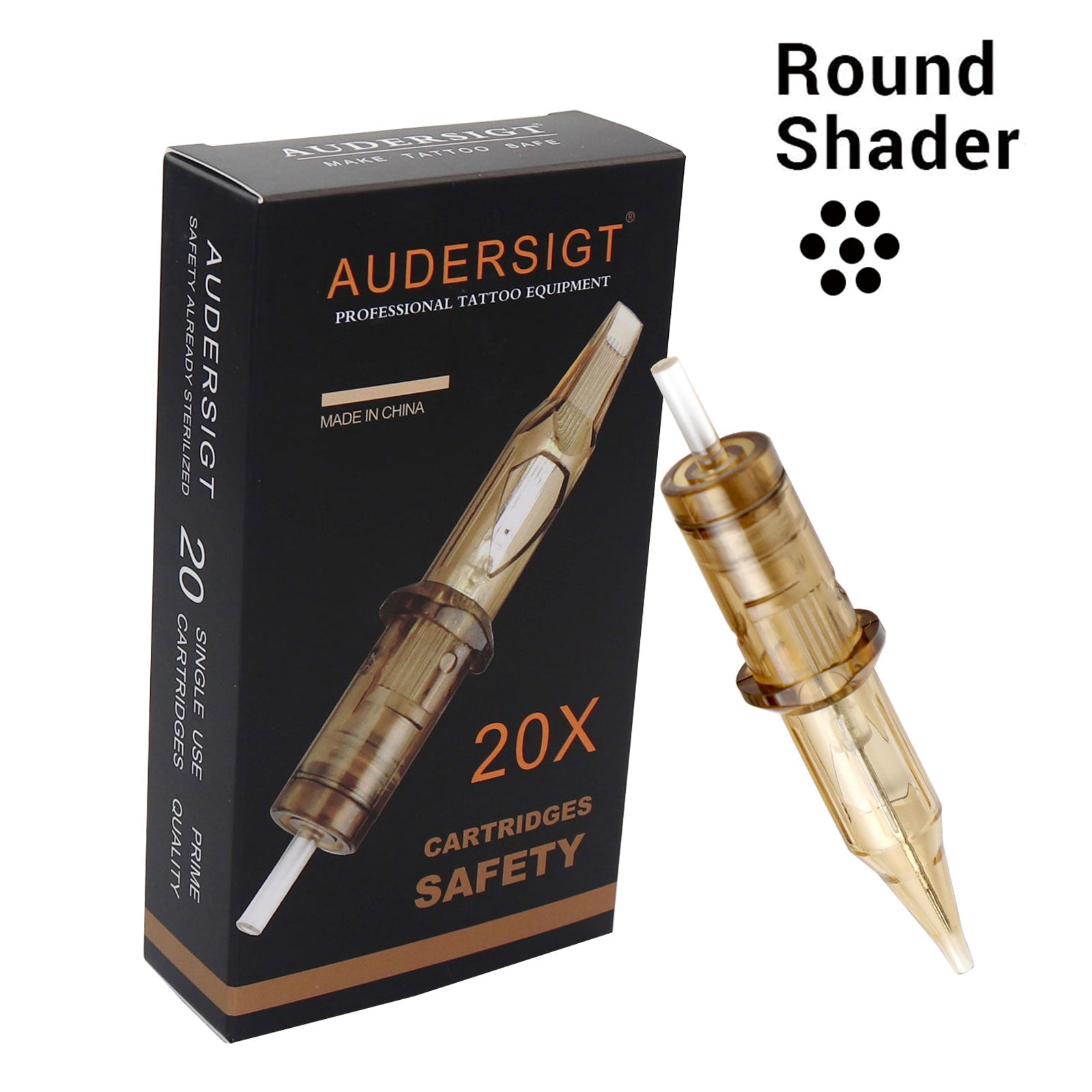 Audersigt® Tattoo Cartridges Needles Round Shader RS 20PCS