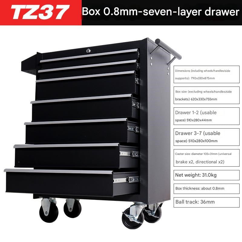 Audersigt Tattoo Tool Cart Drawer Rolling Tool Chest w Drawers LockTool Organizer Box for Tattoo Shop