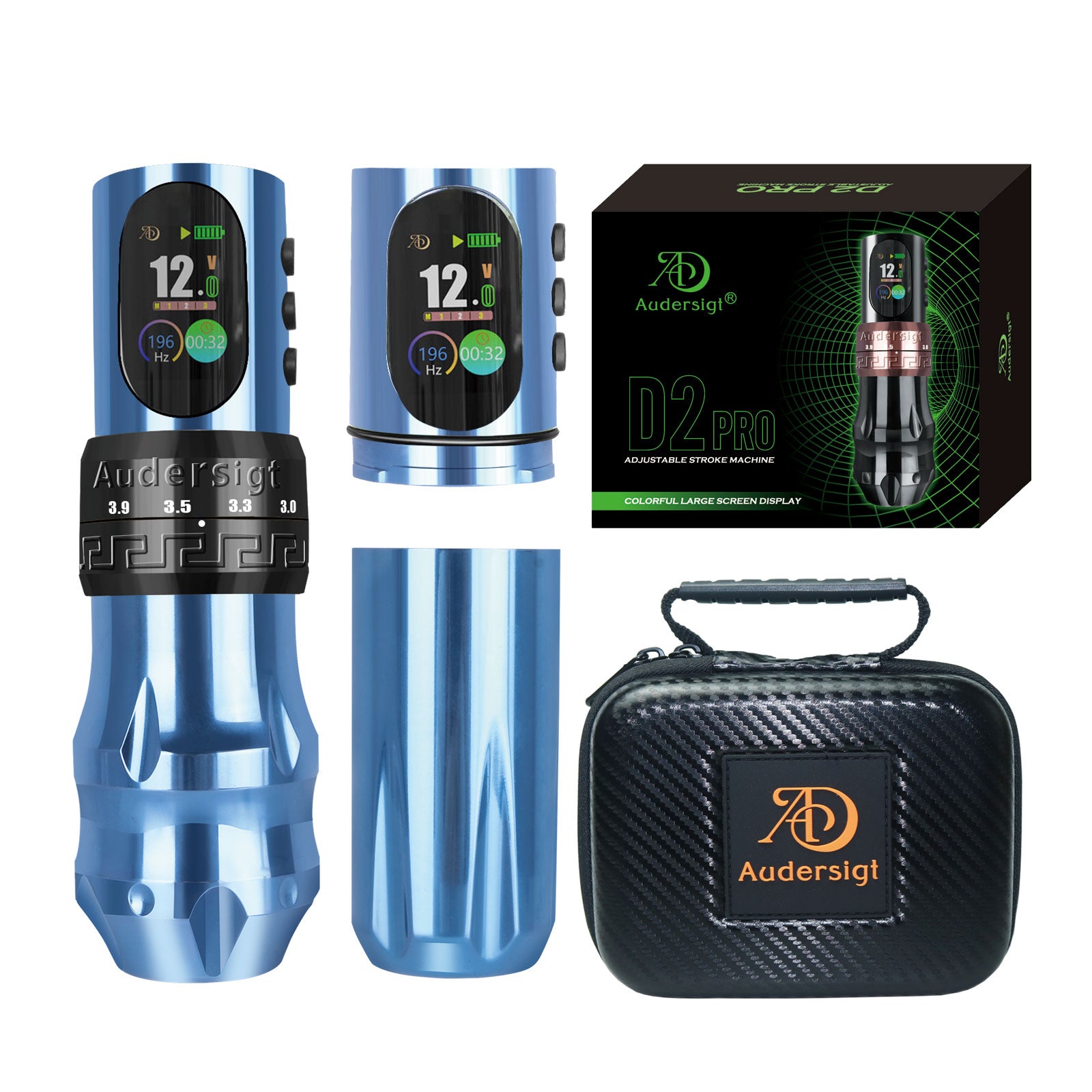 2025 Audersigt® D2 Pro Adjustable Stroke Wireless Tattoo Pen Machine