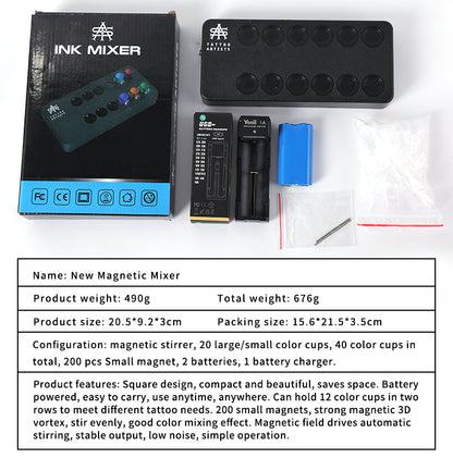 Audersigt New Automatic Magnetic Ink Mixer Rechargeable