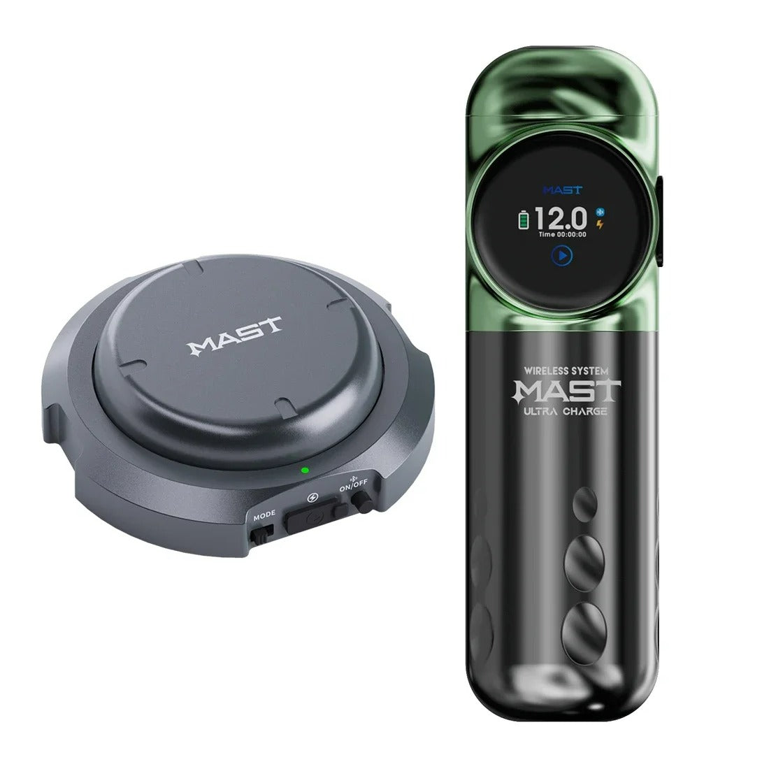 Máquina de tatuaje inalámbrica de carga ultrarrápida Mast Archer S con pedal Bluetooth y motor sin escobillas Mcore, bolígrafo con batería