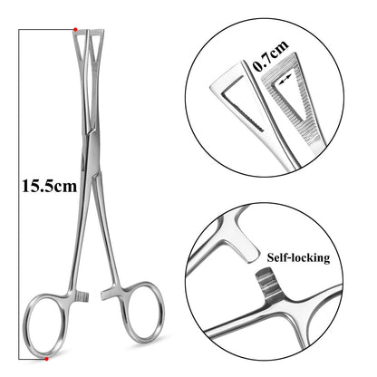 Audersigt Tattoo Body Piercing Plier Stainless Steel Tattoo navel piercing positioning Piercer Jaws Tools