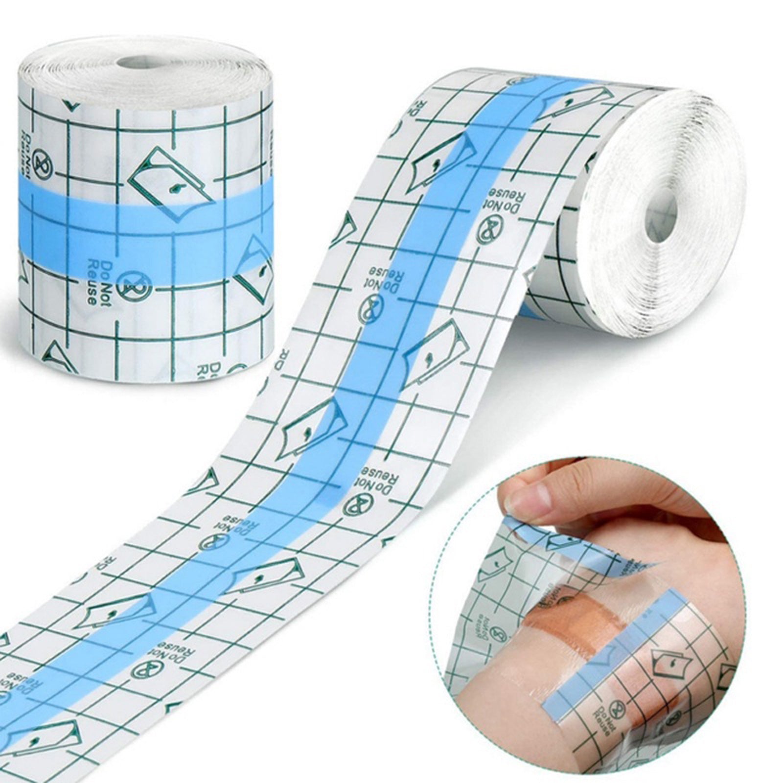 Audersigt 1PCS Waterproof Tattoo Film Aftercare Protective Skin Healing Tattoo Adhesive Bandages PU Tape Repair Tattoo Accessories