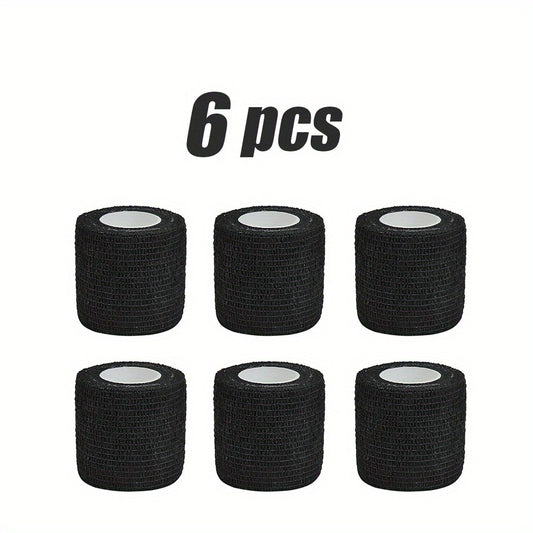 Audersigt 6PCS Tattoo Grip Bandage Sports Elastic Wraps Tapes Nonwoven Waterproof