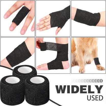 Audersigt 6PCS Tattoo Grip Bandage Sports Elastic Wraps Tapes Nonwoven Waterproof