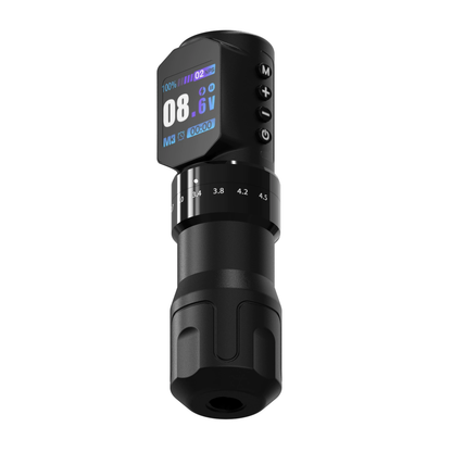 Audersigt Adjustable Stroke Wireless Tattoo Pen Machine for beginners Single Battery