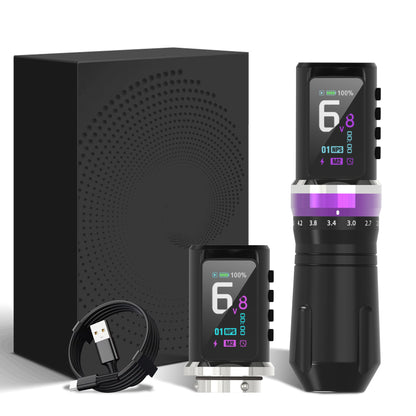 Audersigt Adjustable Stroke Wireless Tattoo Pen Machine for beginners