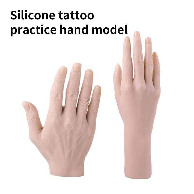 Audersigt Tattoo Silicone Practice Hand Model of Male and Female