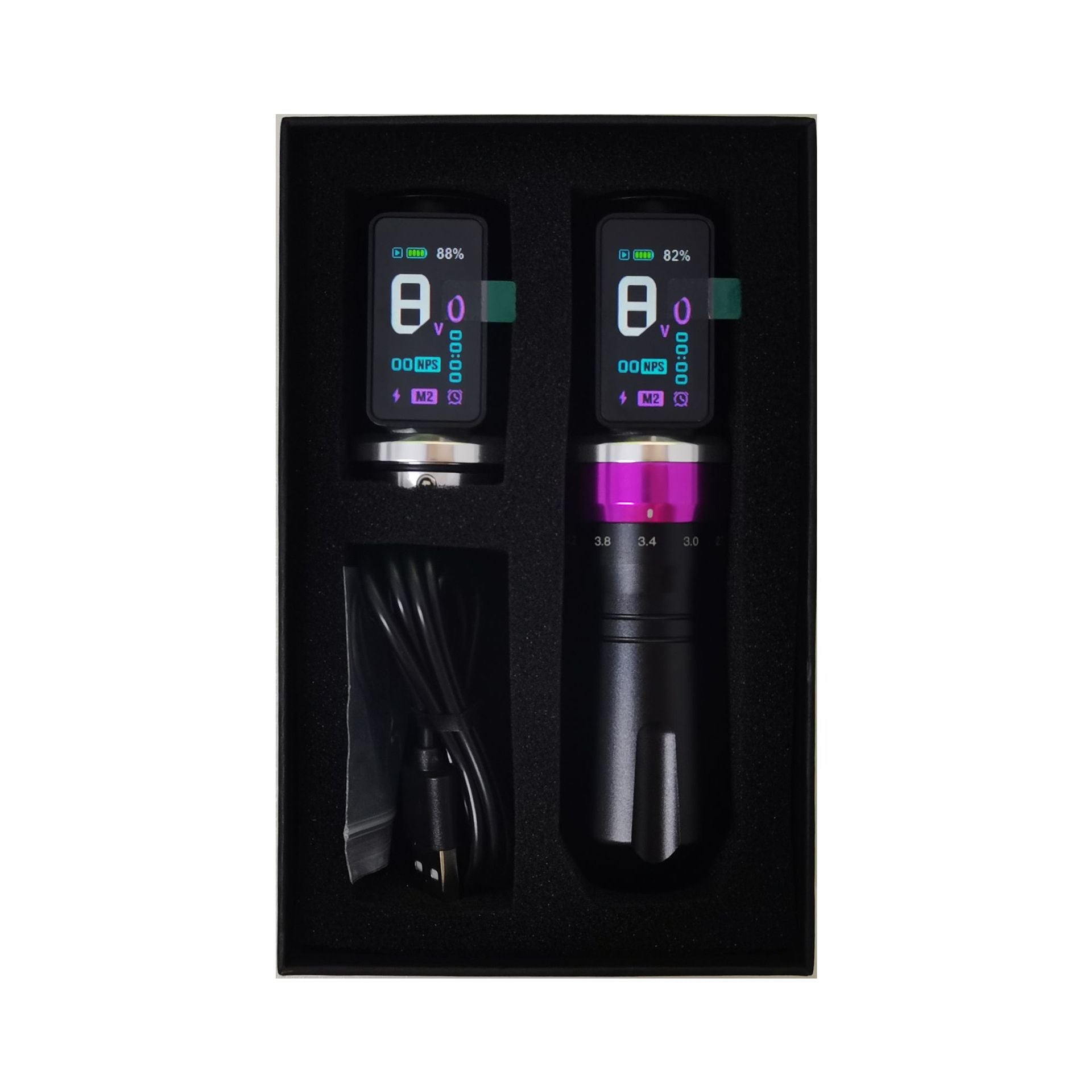 Audersigt Adjustable Stroke Wireless Tattoo Pen Machine for beginners