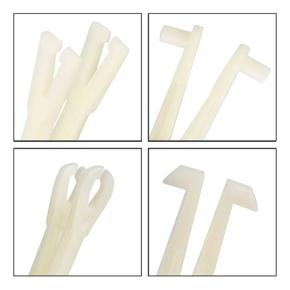 Audersigt 25PCS Profession Acrylic Disposable Body Piercing Plier Plastic Clamp Ear Lip Navel Nose Tongue Eyebrow Piercing Forcep Tool