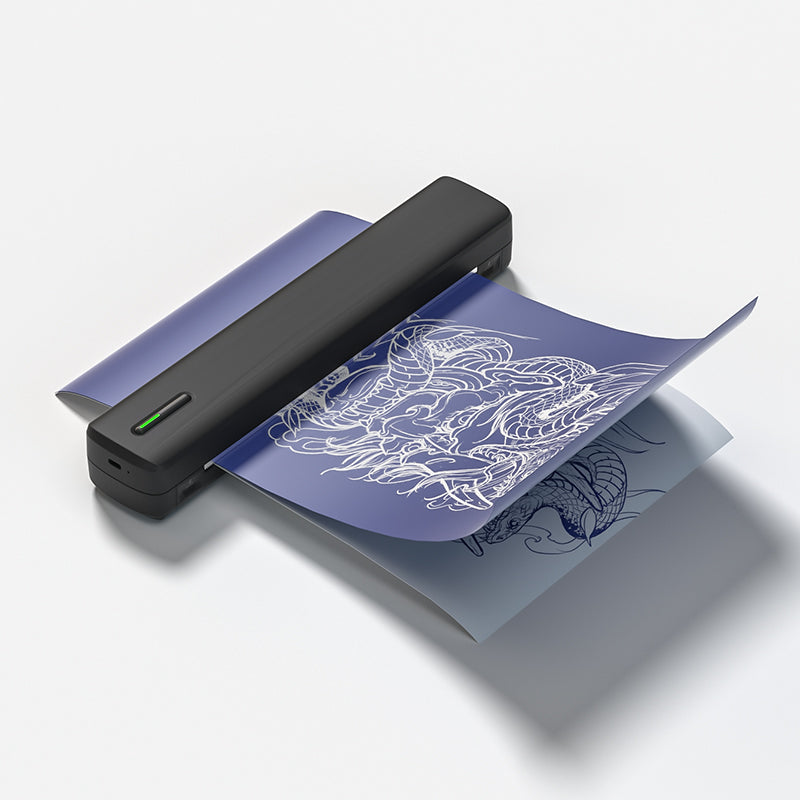 Audersigt 2024 Nueva impresora de tatuajes P19 Máquina de patrones térmicos Impresora inalámbrica Bluetooth con imágenes sombreadas imprimibles con batería recargable de 2500 mAh