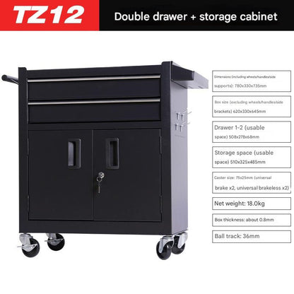 TZ12W Tattoo Tool Cart Drawer Rolling Tool Chest with Drawers Tool for Tattoo Studio