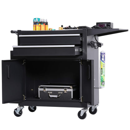 TZ12W Tattoo Tool Cart Drawer Rolling Tool Chest with Drawers Tool for Tattoo Studio