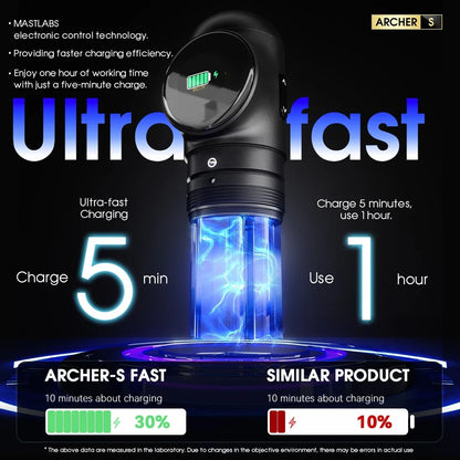 Máquina de tatuaje inalámbrica de carga ultrarrápida Mast Archer S con pedal Bluetooth y motor sin escobillas Mcore, bolígrafo con batería