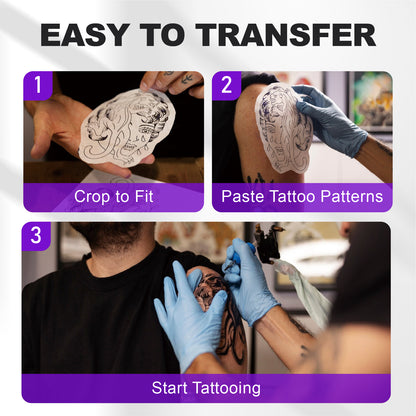 Audersigt MHT500 Digital display Tattoo Printer Thermal Pattern Machine Printable Shaded Image Bluetooth Wireless Printer