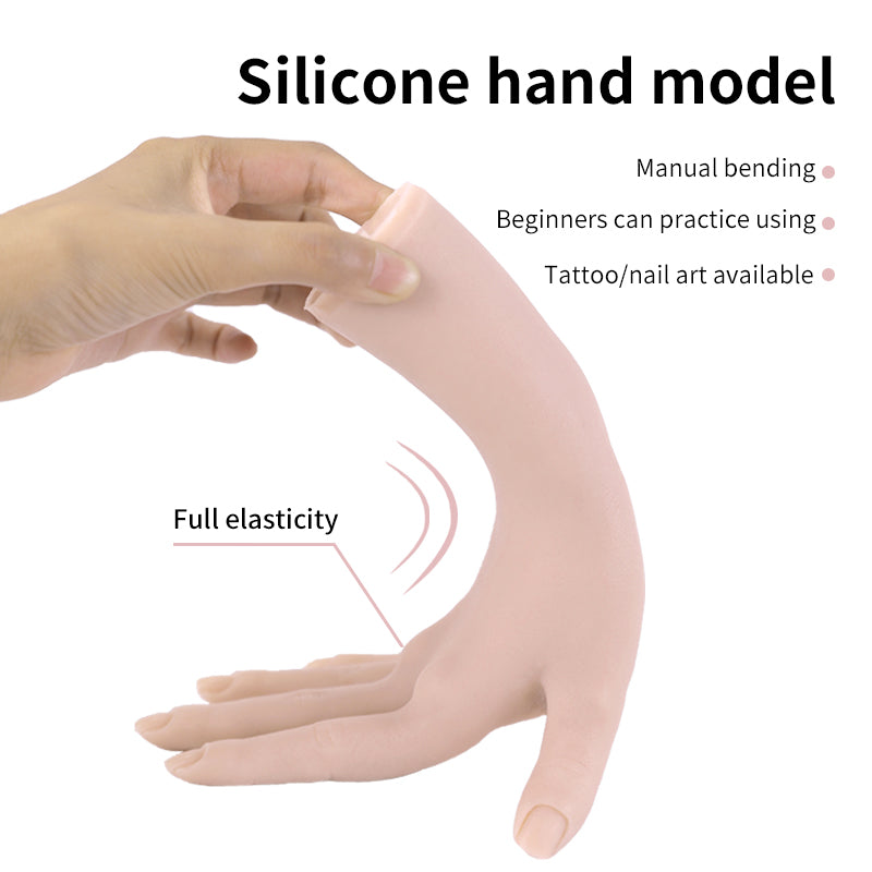 Audersigt Tattoo Silicone Practice Hand Model of Male and Female