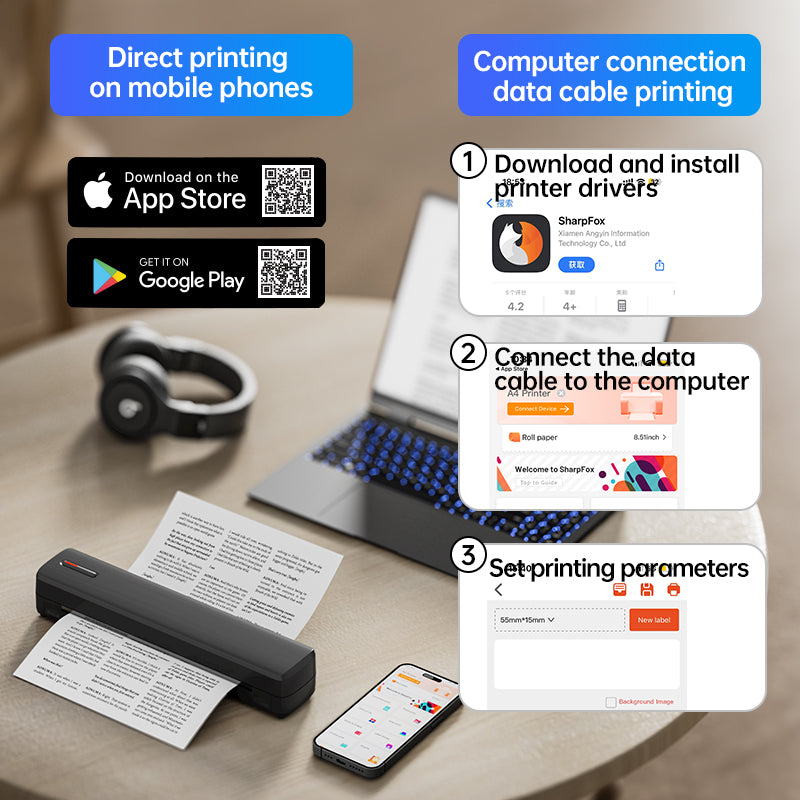 Audersigt 2024 Nueva impresora de tatuajes P19 Máquina de patrones térmicos Impresora inalámbrica Bluetooth con imágenes sombreadas imprimibles con batería recargable de 2500 mAh