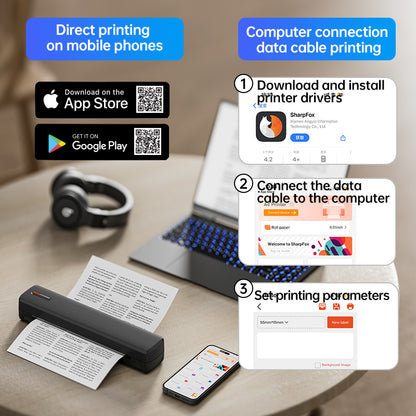 Audersigt 2024 Nueva impresora de tatuajes P19 Máquina de patrones térmicos Impresora inalámbrica Bluetooth con imágenes sombreadas imprimibles con batería recargable de 2500 mAh