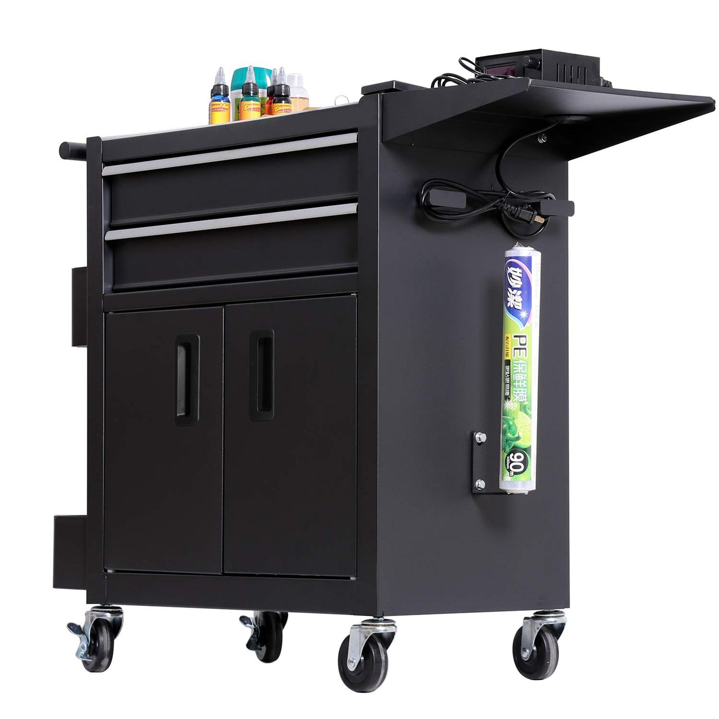 TZ12W Tattoo Tool Cart Drawer Rolling Tool Chest with Drawers Tool for Tattoo Studio