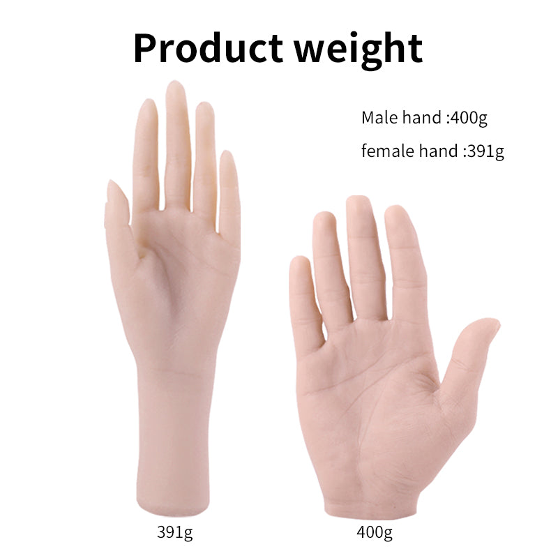 Audersigt Tattoo Silicone Practice Hand Model of Male and Female