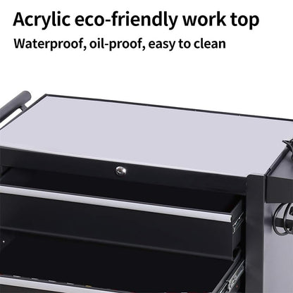 TZ12W Tattoo Tool Cart Drawer Rolling Tool Chest with Drawers Tool for Tattoo Studio