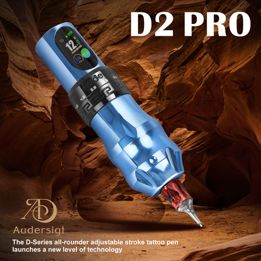 2025 Audersigt® D2 Pro Adjustable Stroke Wireless Tattoo Pen Machine