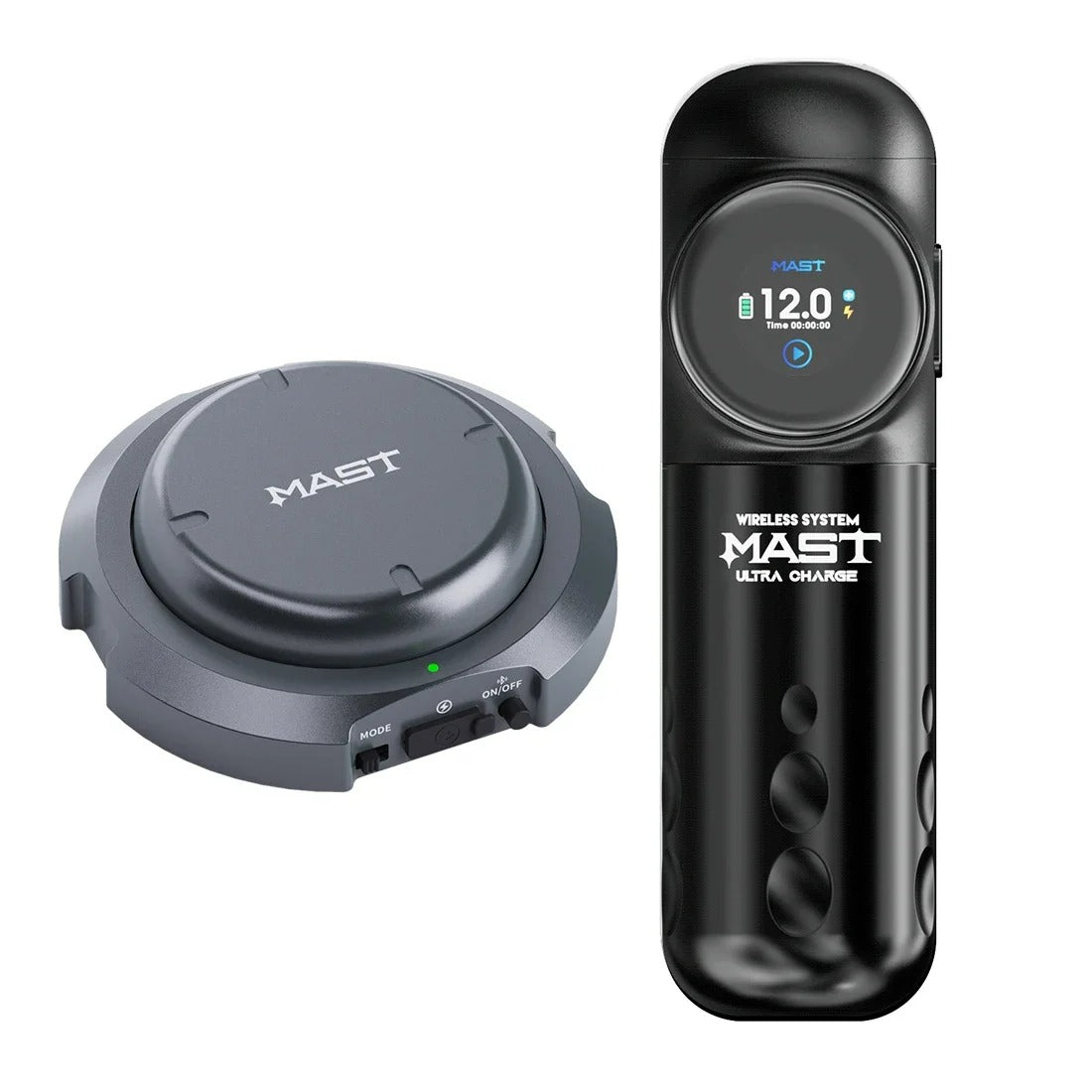 Máquina de tatuaje inalámbrica de carga ultrarrápida Mast Archer S con pedal Bluetooth y motor sin escobillas Mcore, bolígrafo con batería