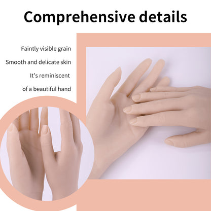 Audersigt Tattoo Silicone Practice Hand Model of Male and Female