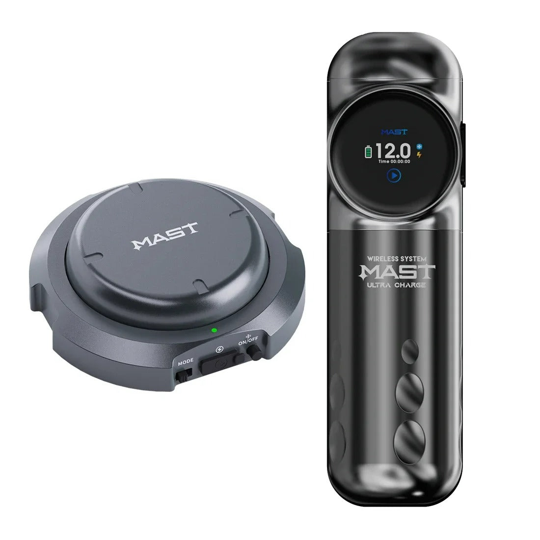 Máquina de tatuaje inalámbrica de carga ultrarrápida Mast Archer S con pedal Bluetooth y motor sin escobillas Mcore, bolígrafo con batería