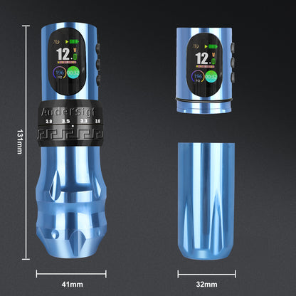 2025 Audersigt® D2 Pro Adjustable Stroke Wireless Tattoo Pen Machine