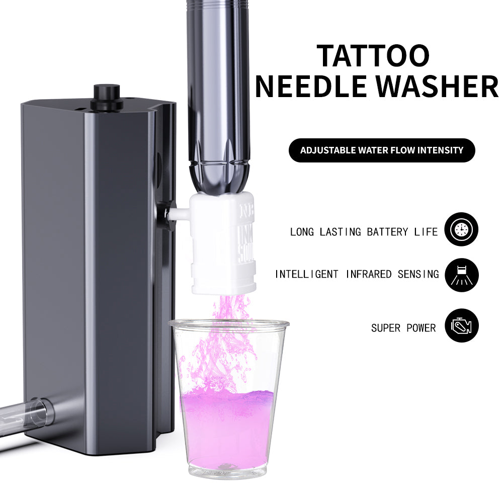 Audersigt®️  Rechargeable Tattoo Needle Cartridge Washer Machine Kit