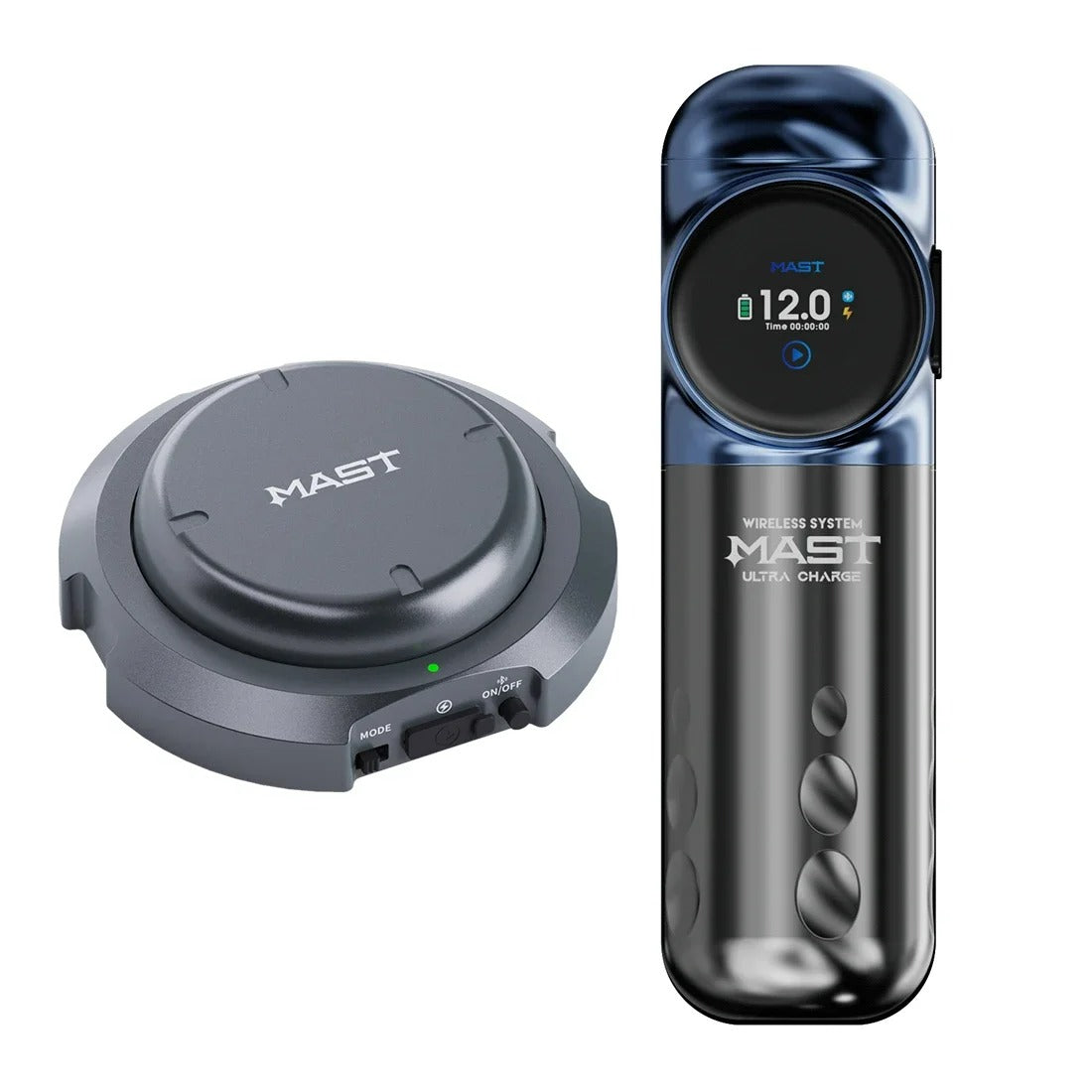 Máquina de tatuaje inalámbrica de carga ultrarrápida Mast Archer S con pedal Bluetooth y motor sin escobillas Mcore, bolígrafo con batería