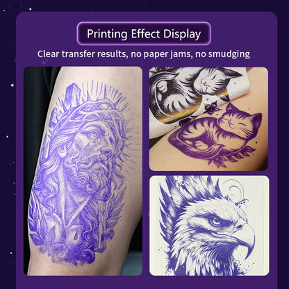 Impresora de tatuajes mini Audersigt, impresora térmica de patrones, impresora inalámbrica con Bluetooth y imagen sombreada para imprimir con batería recargable de 1200 mAh